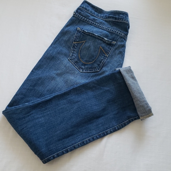 True Religion Low Rise Straight Leg Jeans - Picture 2 of 8